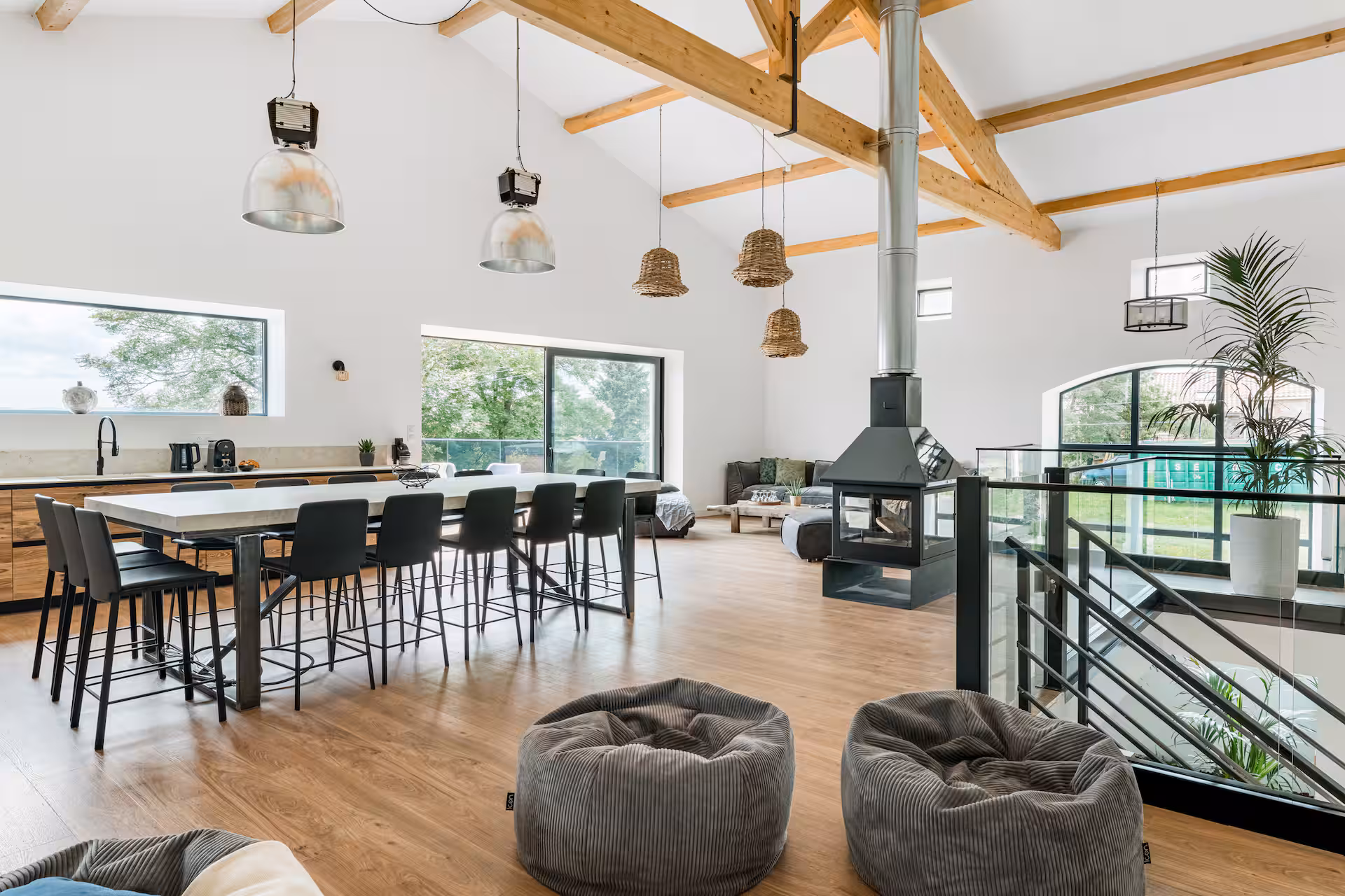 Gîte Ovea - grand espace convivial